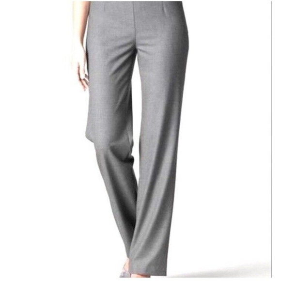 NWT Coldwater Creek Stretch Flannel Trouser Natural Fit Heathered Beige‎ 16P - Picture 1 of 9